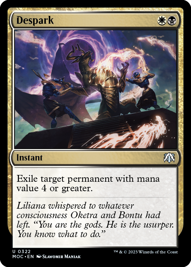 Despark [March of the Machine Commander] Magic: The Gathering