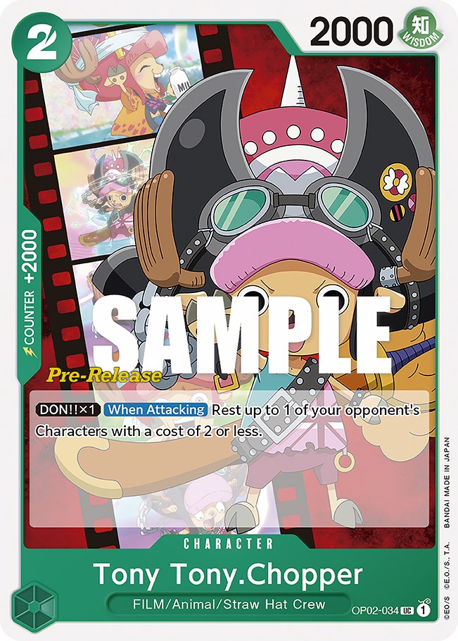 Tony Tony.Chopper [Paramount War Pre-Release Cards] Bandai