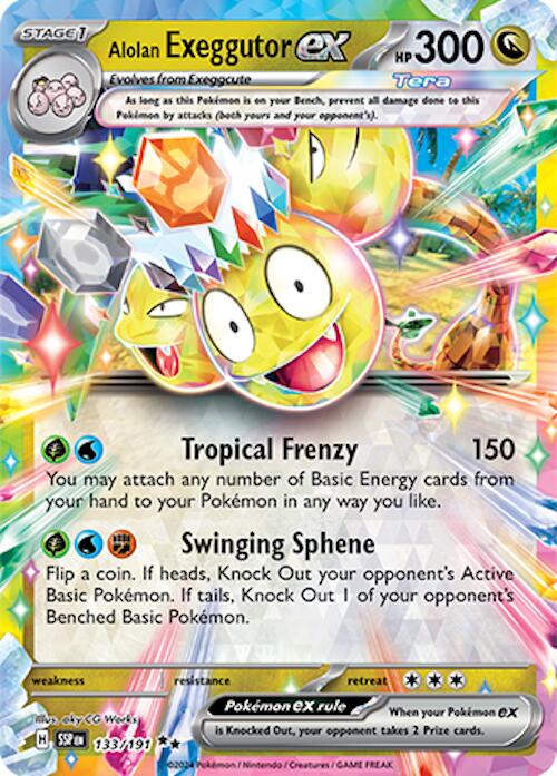 Alolan Exeggutor ex (133/191) [Scarlet & Violet: Surging Sparks] Pokémon