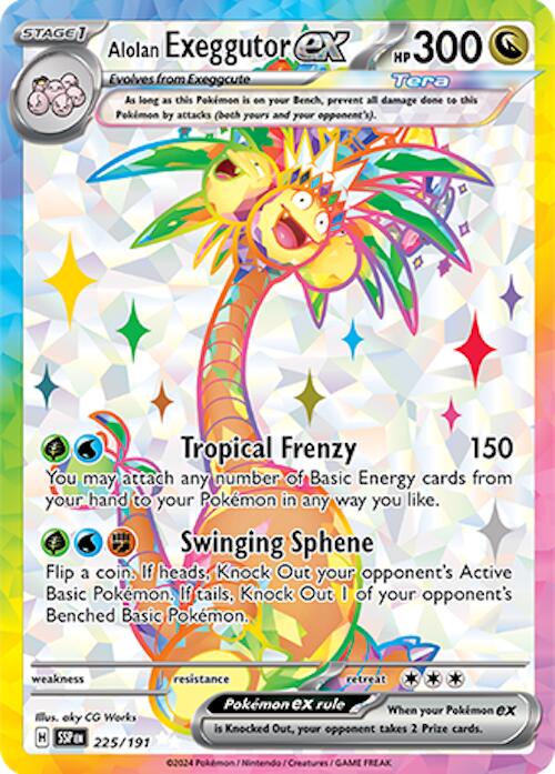 Alolan Exeggutor ex (225/191) [Scarlet & Violet: Surging Sparks] Pokémon