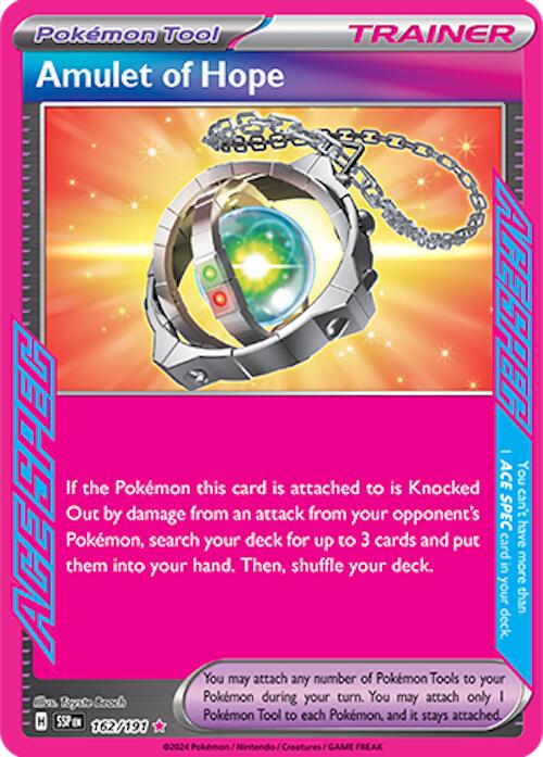 Amulet of Hope (162/191) [Scarlet & Violet: Surging Sparks] Pokémon