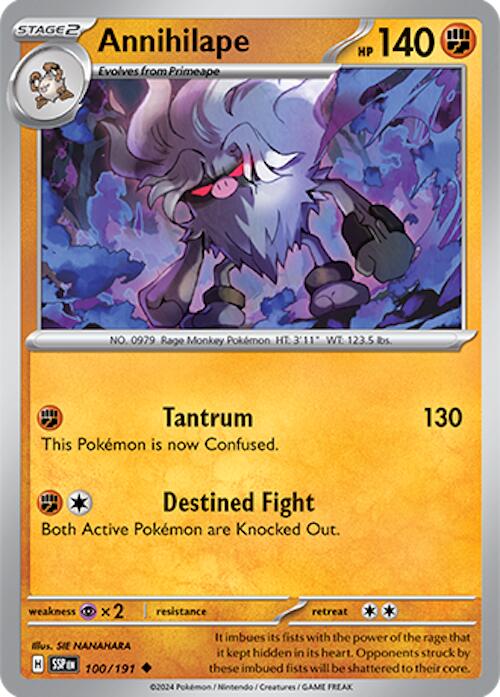 Annihilape (100/191) [Scarlet & Violet: Surging Sparks] Pokémon