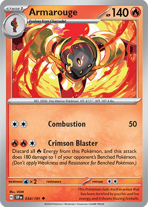 Armarouge (034/191) [Scarlet & Violet: Surging Sparks] Pokémon