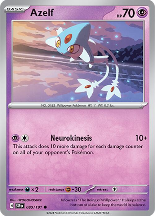 Azelf (080/191) [Scarlet & Violet: Surging Sparks] Pokémon