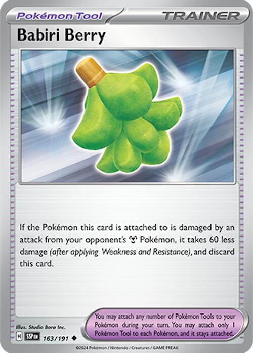 Babiri Berry (163/191) [Scarlet & Violet: Surging Sparks] Pokémon