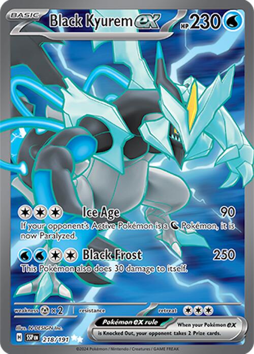 Black Kyurem ex (218/191) [Scarlet & Violet: Surging Sparks] Pokémon