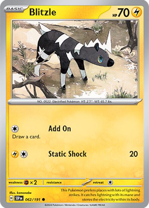 Blitzle (062/191) [Scarlet & Violet: Surging Sparks] Pokémon