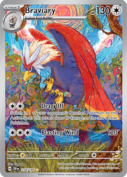 Braviary (214/191) [Scarlet & Violet: Surging Sparks] Pokémon