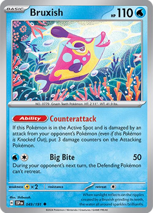 Bruxish (049/191) [Scarlet & Violet: Surging Sparks] Pokémon
