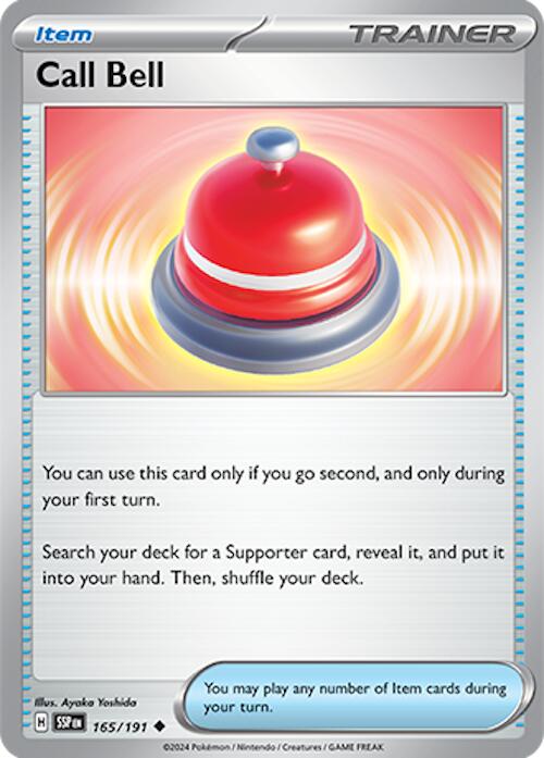 Call Bell (165/191) [Scarlet & Violet: Surging Sparks] Pokémon