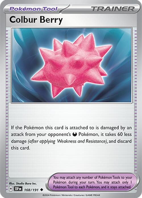 Colbur Berry (168/191) [Scarlet & Violet: Surging Sparks] Pokémon
