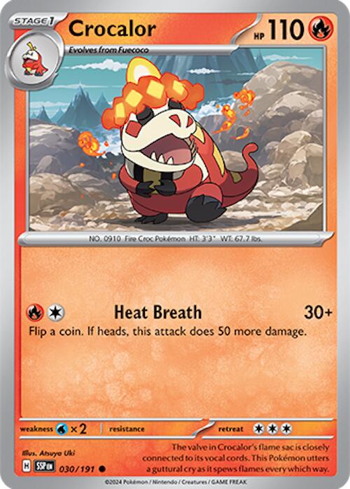 Crocalor (030/191) [Scarlet & Violet: Surging Sparks] Pokémon