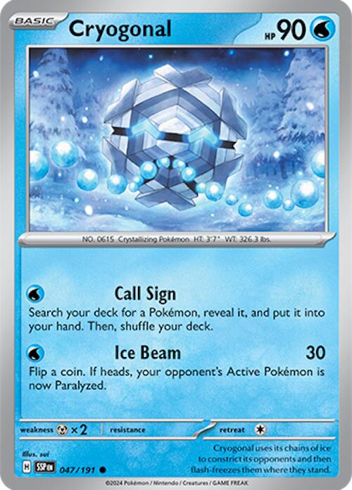 Cryogonal (047/191) [Scarlet & Violet: Surging Sparks] Pokémon