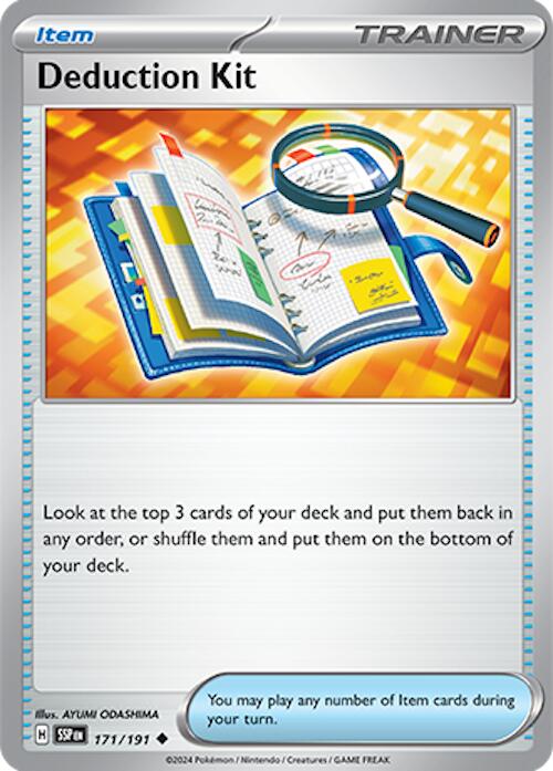 Deduction Kit (171/191) [Scarlet & Violet: Surging Sparks] Pokémon