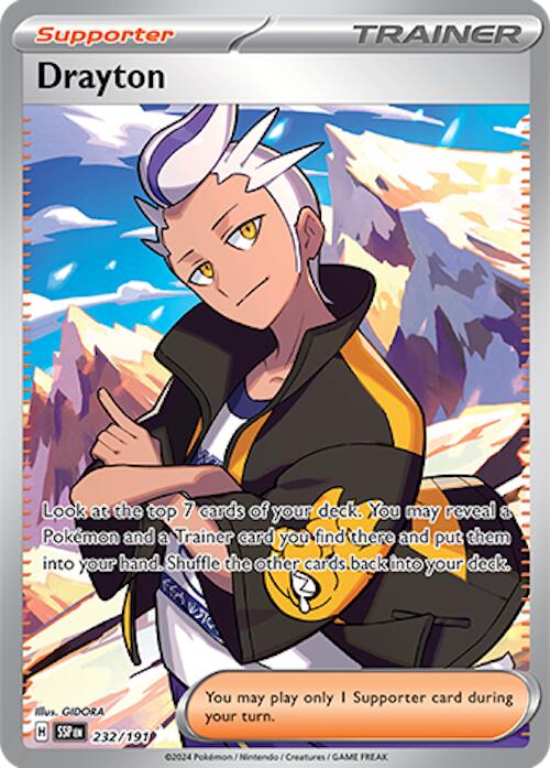 Drayton (232/191) [Scarlet & Violet: Surging Sparks] Pokémon