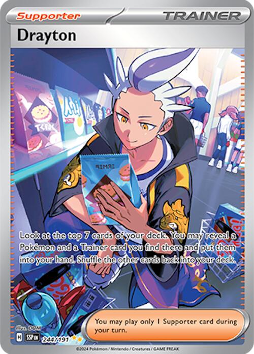 Drayton (244/191) [Scarlet & Violet: Surging Sparks] Pokémon