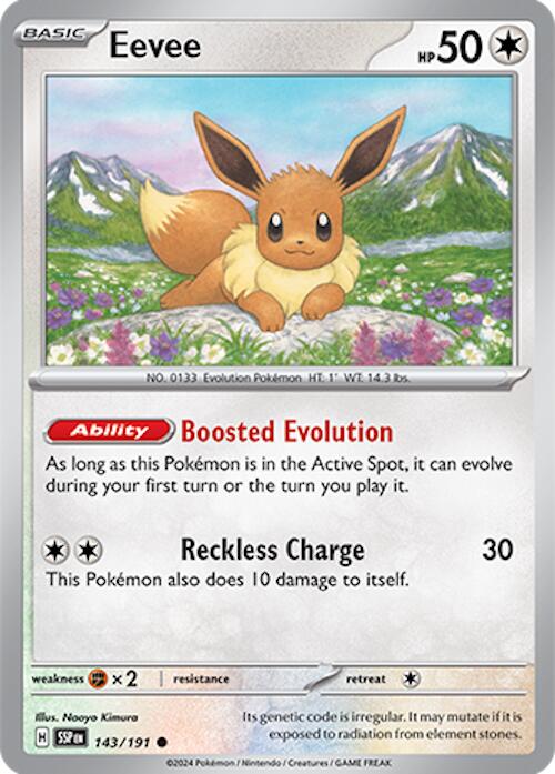 Eevee (143/191) [Scarlet & Violet: Surging Sparks] Pokémon