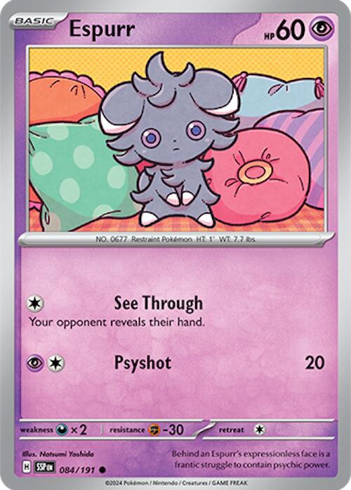 Espurr (084/191) [Scarlet & Violet: Surging Sparks] Pokémon