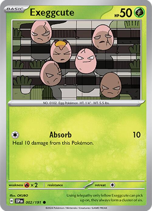 Exeggcute (002/191) [Scarlet & Violet: Surging Sparks] Pokémon