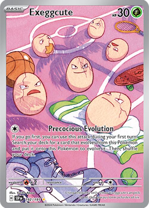 Exeggcute (192/191) [Scarlet & Violet: Surging Sparks] Pokémon
