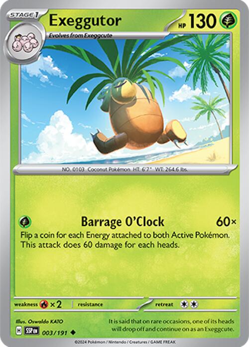 Exeggutor (003/191) [Scarlet & Violet: Surging Sparks] Pokémon