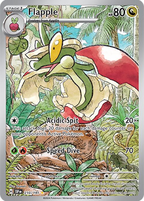 Flapple (210/191) [Scarlet & Violet: Surging Sparks] Pokémon