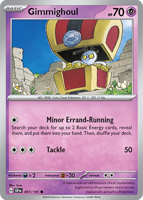 Gimmighoul (097/191) [Scarlet & Violet: Surging Sparks] Pokémon