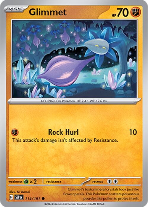 Glimmet (114/191) [Scarlet & Violet: Surging Sparks] Pokémon
