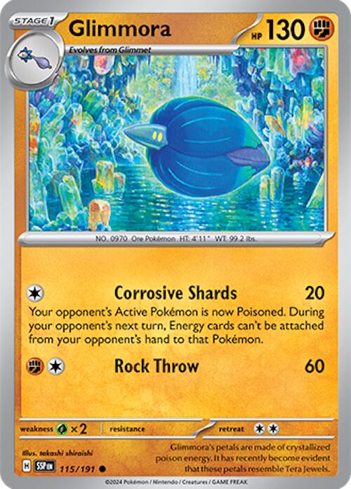 Glimmora (115/191) [Scarlet & Violet: Surging Sparks] Pokémon
