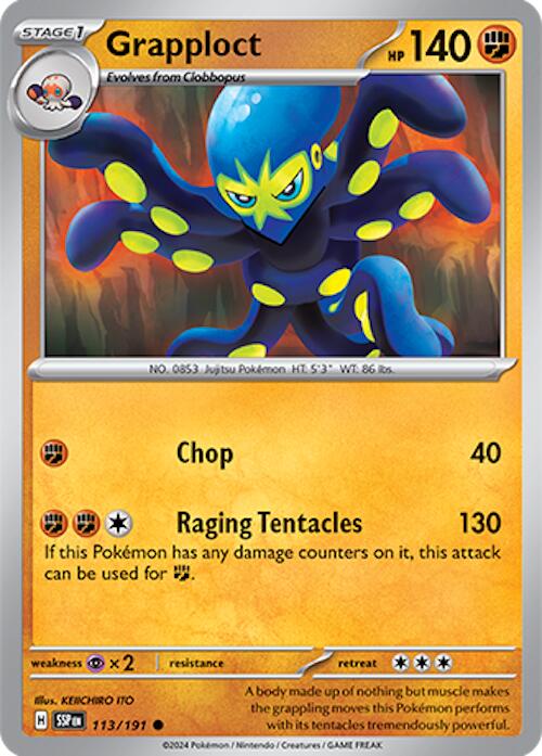 Grapploct (113/191) [Scarlet & Violet: Surging Sparks] Pokémon