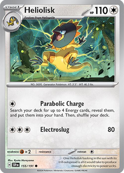 Heliolisk (155/191) [Scarlet & Violet: Surging Sparks] Pokémon