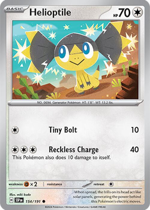 Helioptile (154/191) [Scarlet & Violet: Surging Sparks] Pokémon