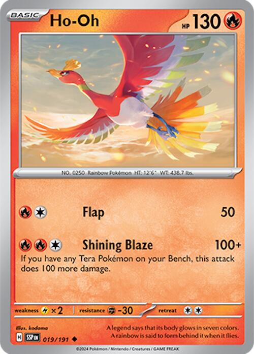 Ho-Oh (019/191) [Scarlet & Violet: Surging Sparks] Pokémon
