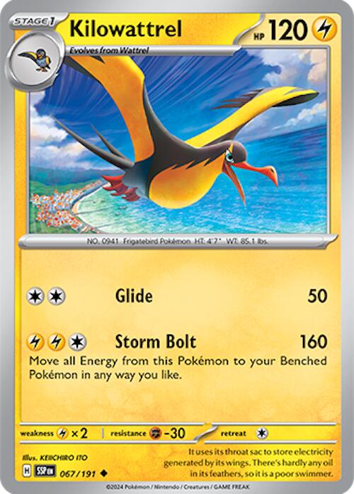 Kilowattrel (067/191) [Scarlet & Violet: Surging Sparks] Pokémon