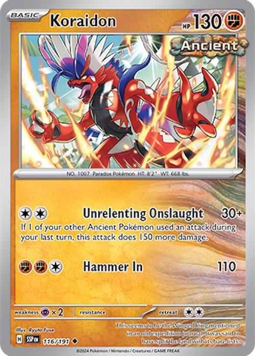 Koraidon (116/191) [Scarlet & Violet: Surging Sparks] Pokémon