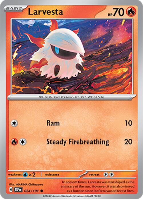 Larvesta (024/191) [Scarlet & Violet: Surging Sparks] Pokémon