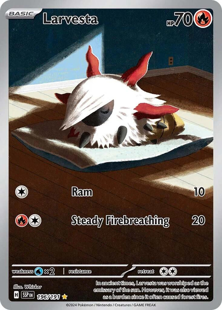 Larvesta (196/191) [Scarlet & Violet: Surging Sparks] Pokémon