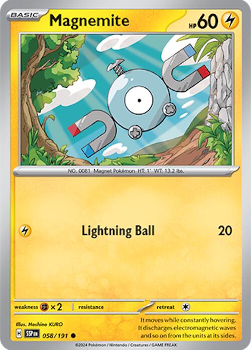 Magnemite (058/191) [Scarlet & Violet: Surging Sparks] Pokémon