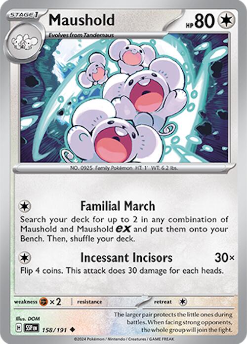 Maushold (158/191) [Scarlet & Violet: Surging Sparks] Pokémon