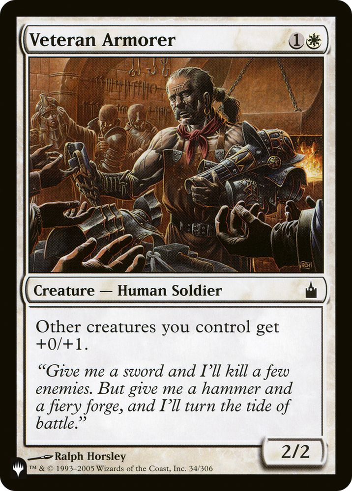 Veteran Armorer [The List] Magic: The Gathering