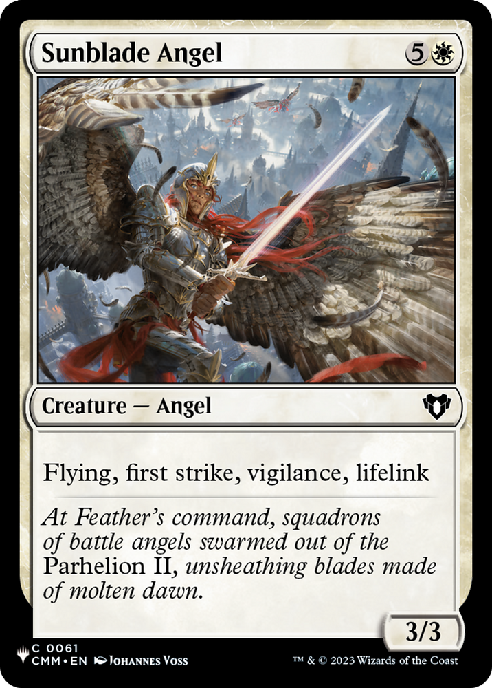 Sunblade Angel [The List] Magic: The Gathering