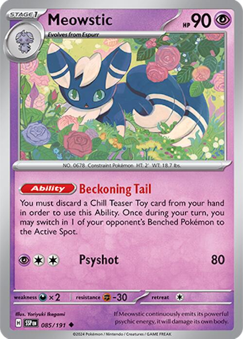 Meowstic (085/191) [Scarlet & Violet: Surging Sparks] Pokémon
