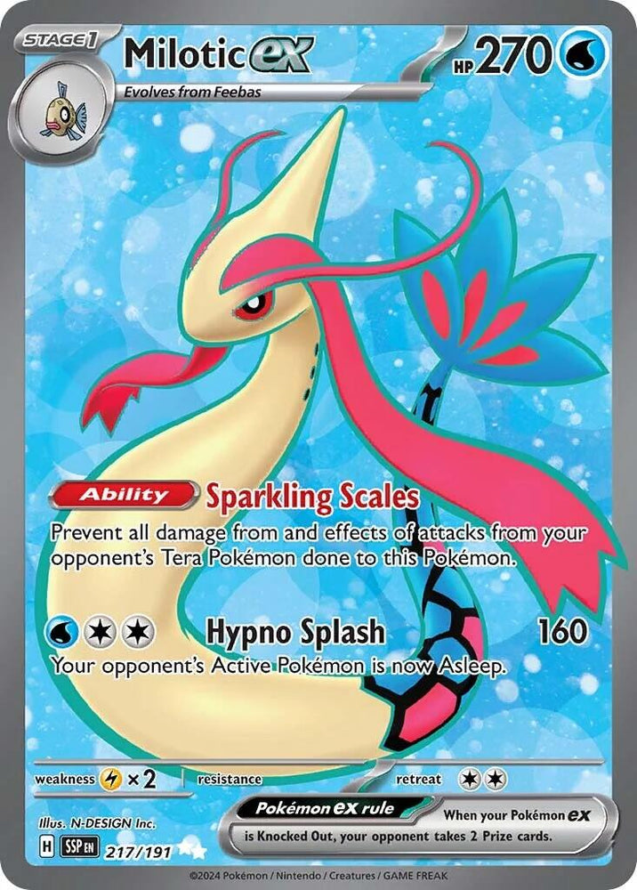 Milotic ex (217/191) [Scarlet & Violet: Surging Sparks] Pokémon