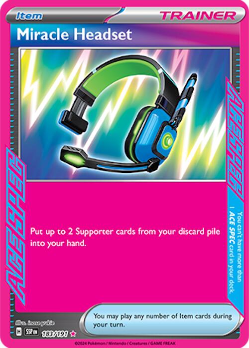 Miracle Headset (183/191) [Scarlet & Violet: Surging Sparks] Pokémon