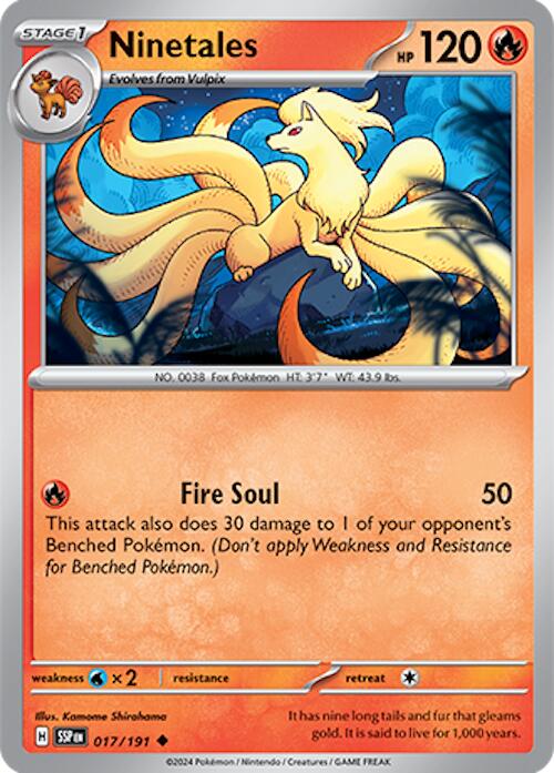 Ninetales (017/191) [Scarlet & Violet: Surging Sparks] Pokémon