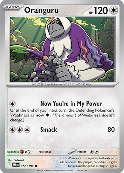 Oranguru (156/191) [Scarlet & Violet: Surging Sparks] Pokémon