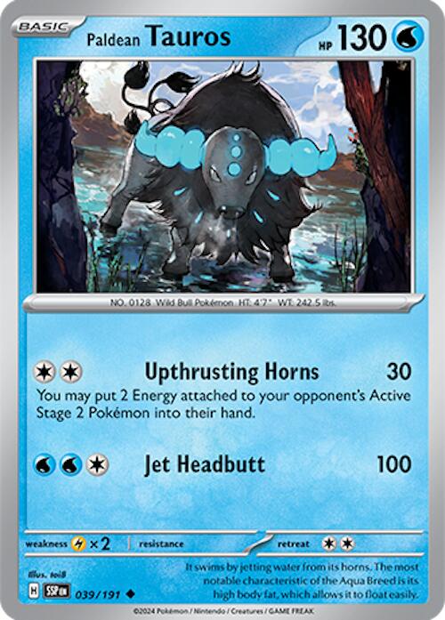Paldean Tauros (039/191) [Scarlet & Violet: Surging Sparks] Pokémon