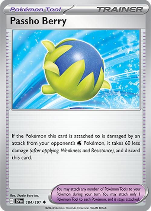 Passho Berry (184/191) [Scarlet & Violet: Surging Sparks] Pokémon