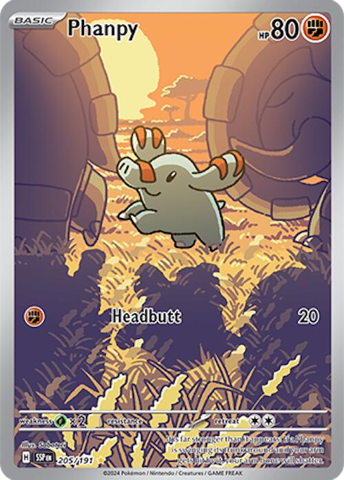 Phanpy (205/191) [Scarlet & Violet: Surging Sparks] Pokémon