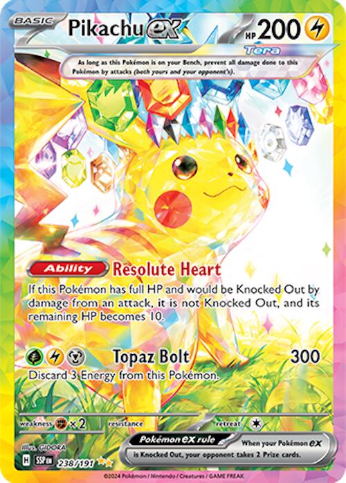 Pikachu ex (238/191) [Scarlet & Violet: Surging Sparks] Pokémon